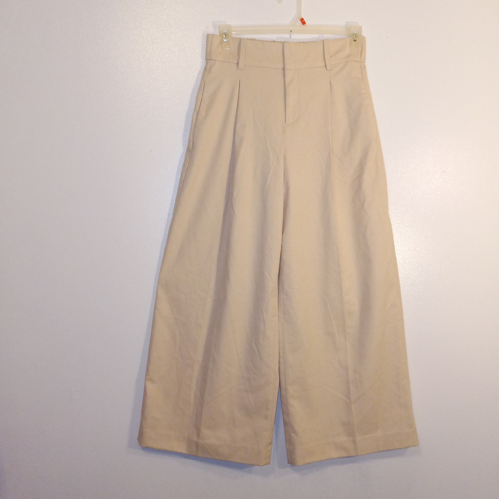 Banana Republic Tan Wide Leg Pants
